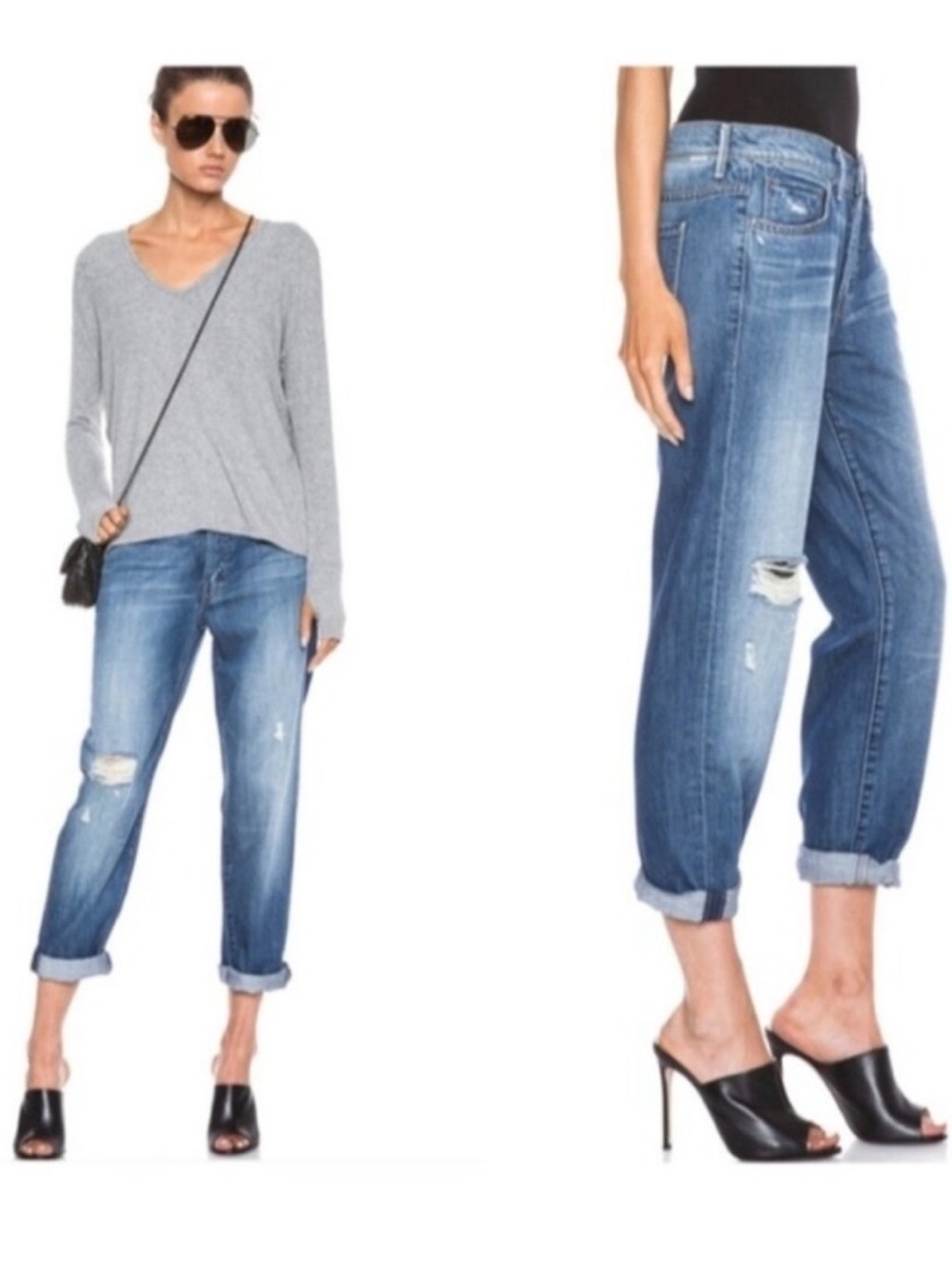 Mother The Loosey Always Look Twice Jeans Sz 28 - Picture 2 of 16